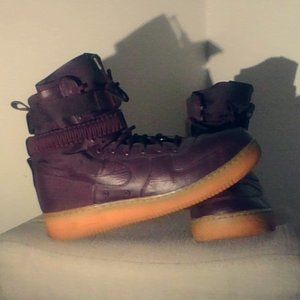 Nike SF Air Force 1 High Deep Burgundy